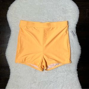NWT Old Navy Plus Neon Orange High Rise Biker Shorts XXL